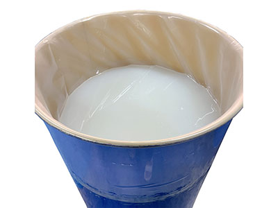 Caucho de silicona líquida precipitada